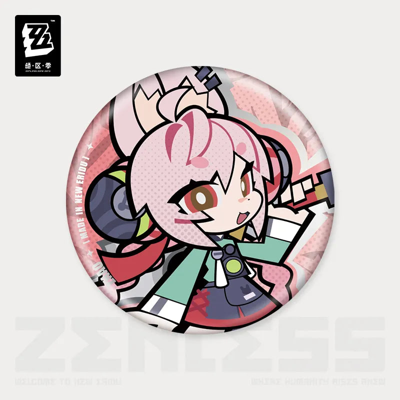 (Goods - Badge) Zenless Zone Zero Ridu Chibi Badge Zhao