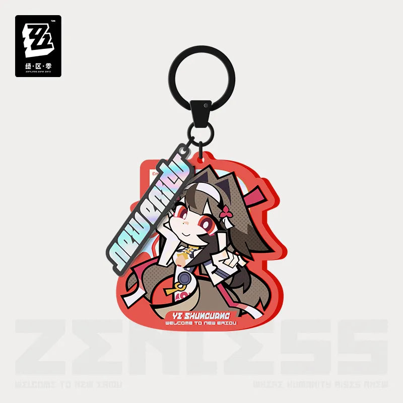 (Goods - Keychain) Zenless Zone Zero Ridu Chibi Keychain Ye Shunguang