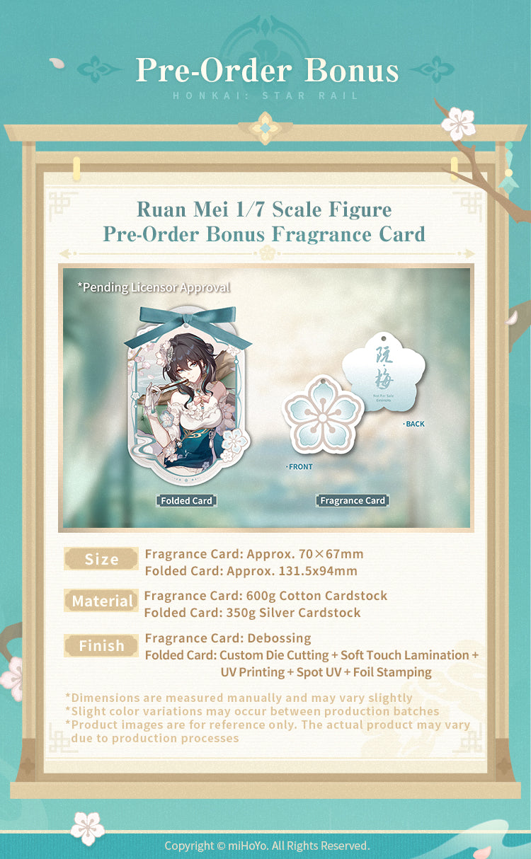 (1/7 Scale Figure) Honkai: Star Rail Ruan Mei: Plumblossom Letter Ver. with Bonus