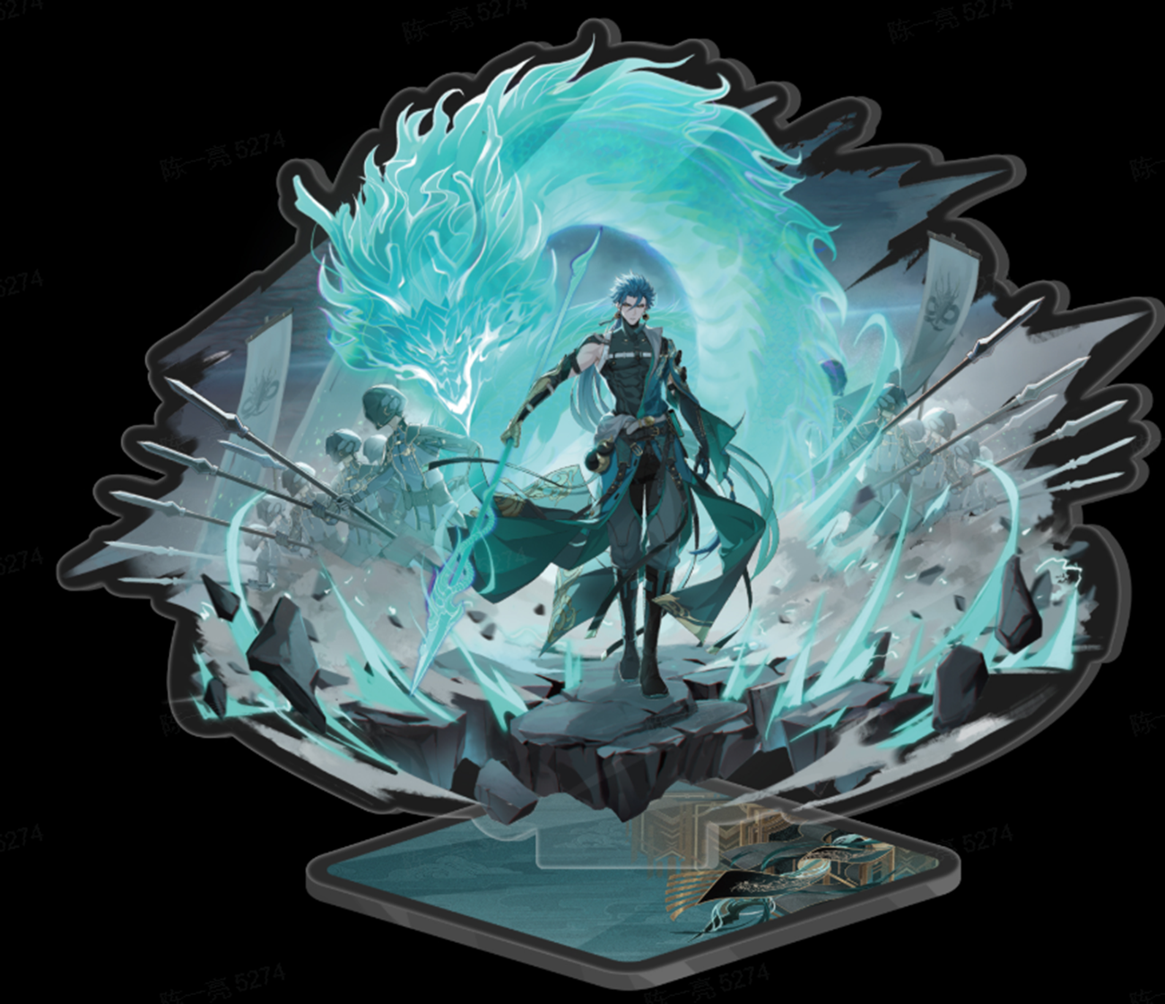 (Goods - Acrylic Stand) [Wuthering Waves] Scene Acrylic Stand / Jiyan