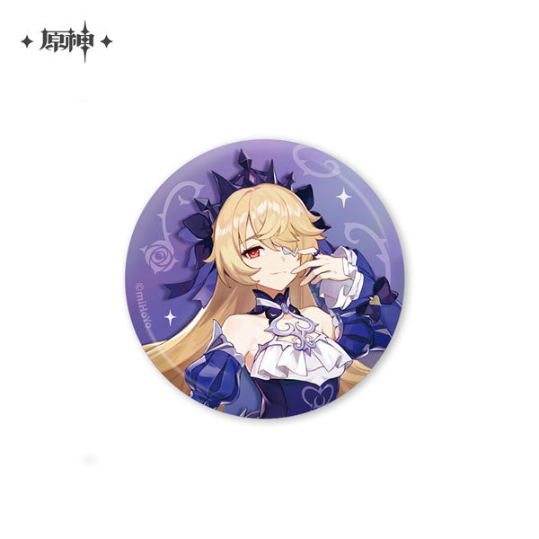 [Genshin Impact] Summer Fantasia Button Badge /Fischl (Ein Immernachtstraum)