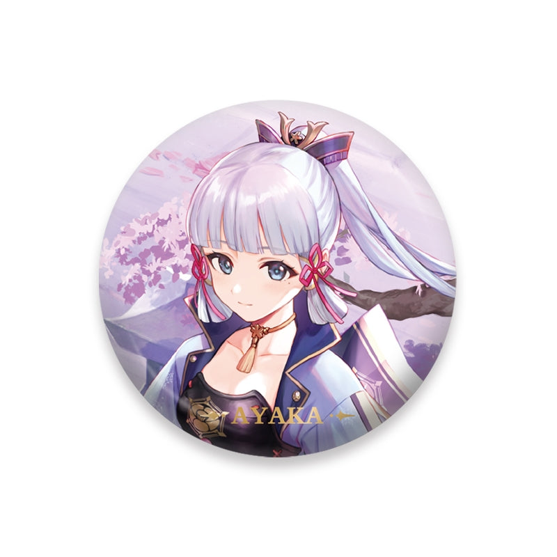 [Genshin Impact] Character Button Badge / Ayaka Kamisato