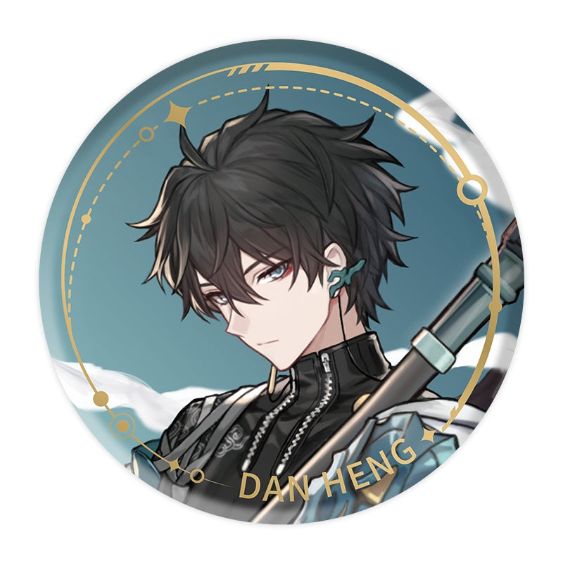 [Honkai: Star Rail] Standing Design Series Button Badge /Dan Heng