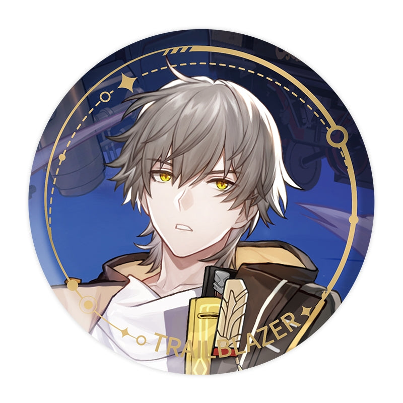 [Honkai: Star Rail] Standing Design Series Button Badge /Trailblazer (Male)