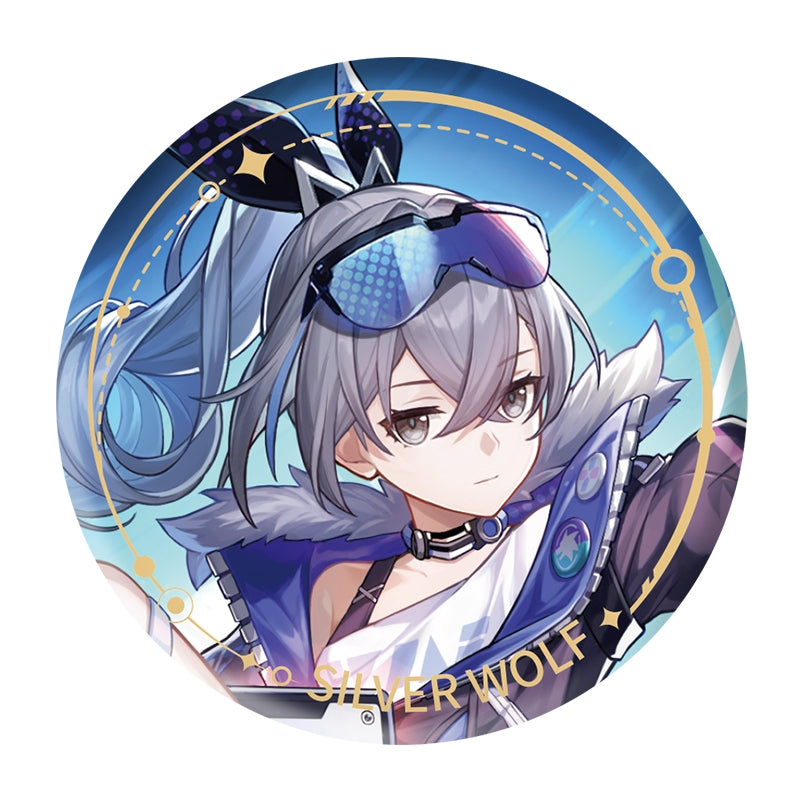 [Honkai: Star Rail] Standing Design Series Button Badge /Silver Wolf