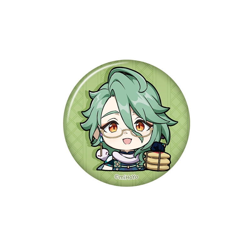 [Genshin Impact] Stamp Series Button Badge / Baizhu