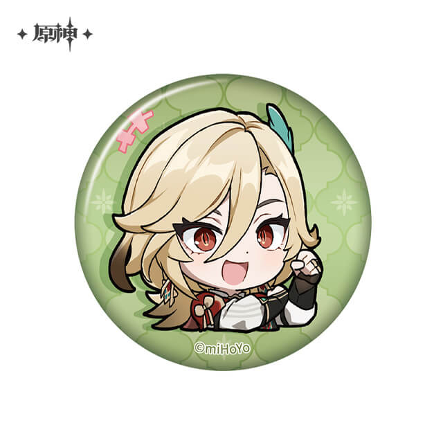 [Genshin Impact] Chibi Stamp Button Badge /Kaveh