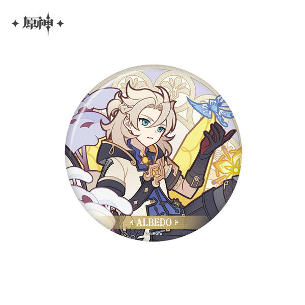 [Genshin Impact] Windblume's Breath Theme Button Badge /Albedo