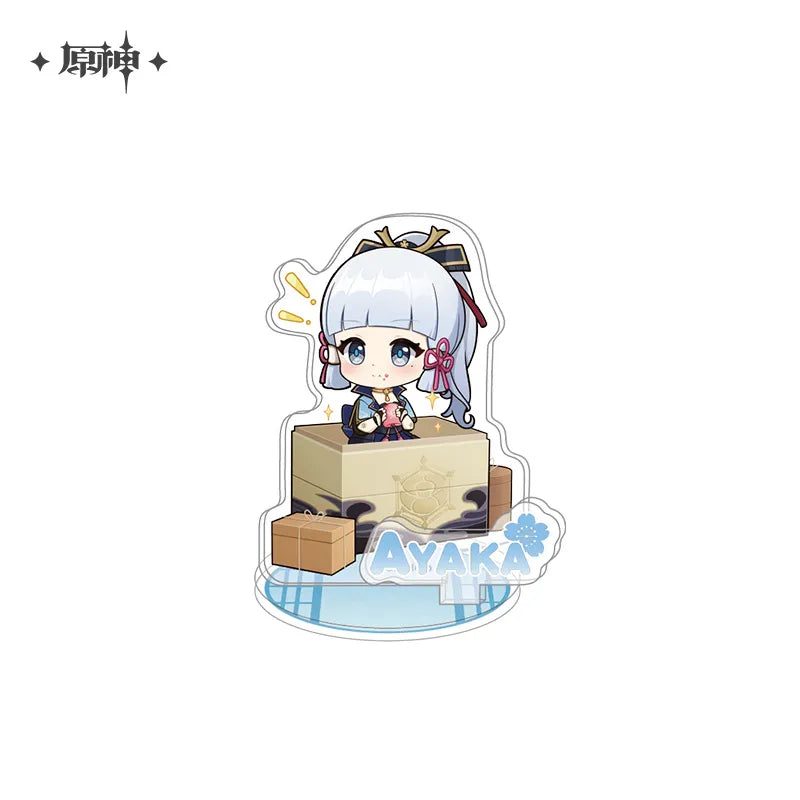 (Goods - Acrylic Stand) [Genshin Impact] Festival Memories Teyvat Chibi Acrylic Stand Kamisato Ayaka