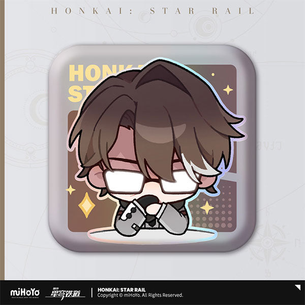 [Honkai: Star Rail] Pom-Pom's Exhibition Hall Square Button Badge / Welt