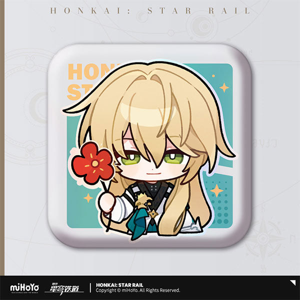 [Honkai: Star Rail] Pom-Pom's Exhibition Hall Square Button Badge / Luocha