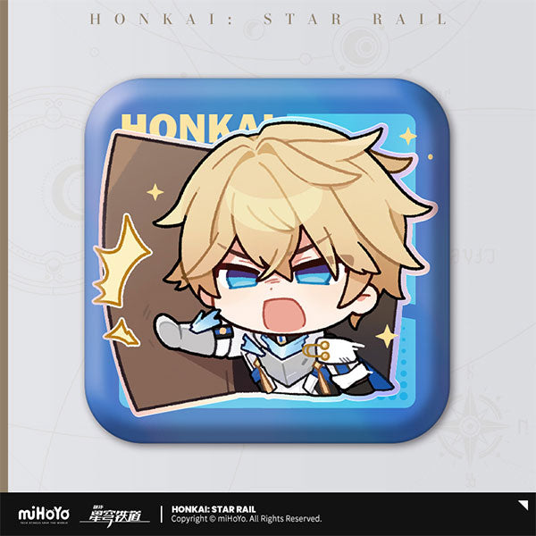 [Honkai: Star Rail] Pom-Pom's Exhibition Hall Square Button Badge / Gepard