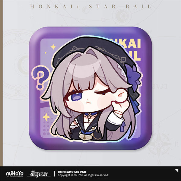 [Honkai: Star Rail] Pom-Pom's Exhibition Hall Square Button Badge / Herta