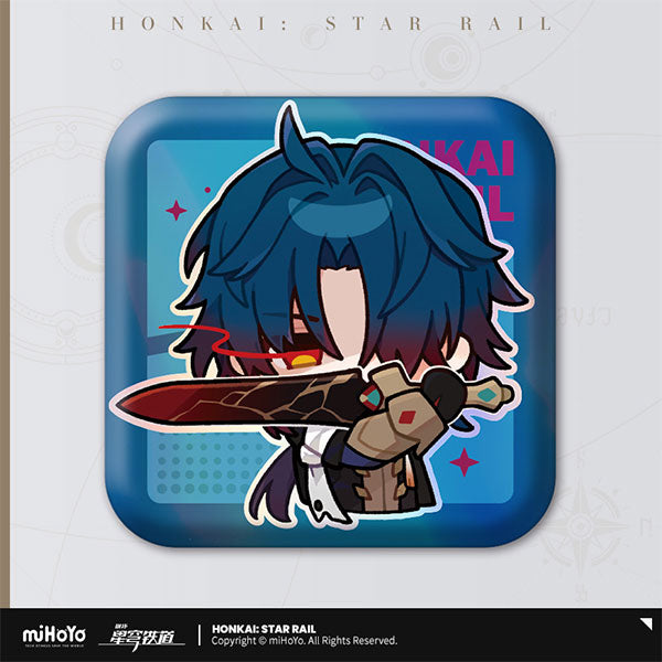 [Honkai: Star Rail] Pom-Pom's Exhibition Hall Square Button Badge / Blade