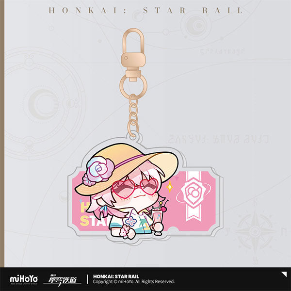 [Honkai: Star Rail] Pom-Pom Exhibition Series Keychain / March 7th