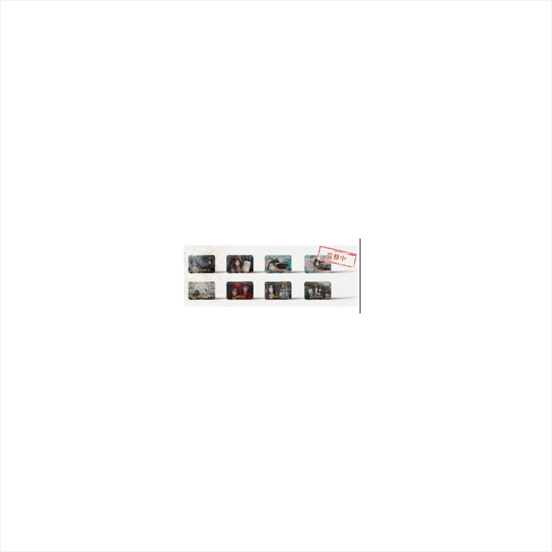 [Grandmaster of Demonic Cultivation] Trading Foil Stamped Square Button Badges (Blind Box -Single)