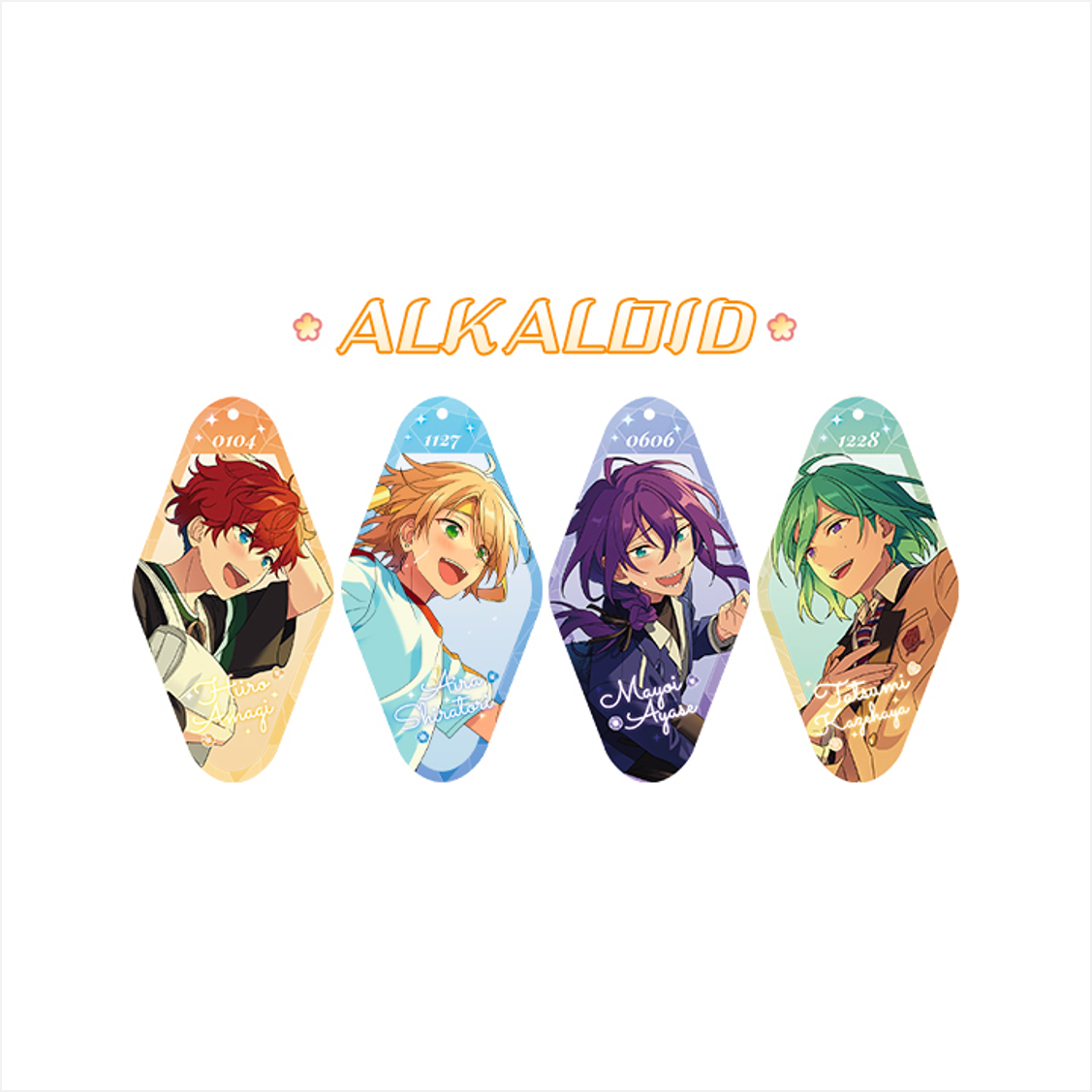 [Ensemble Stars] Hanaban Acrylic Strap Second Series / ALKALOID (Set of 4)