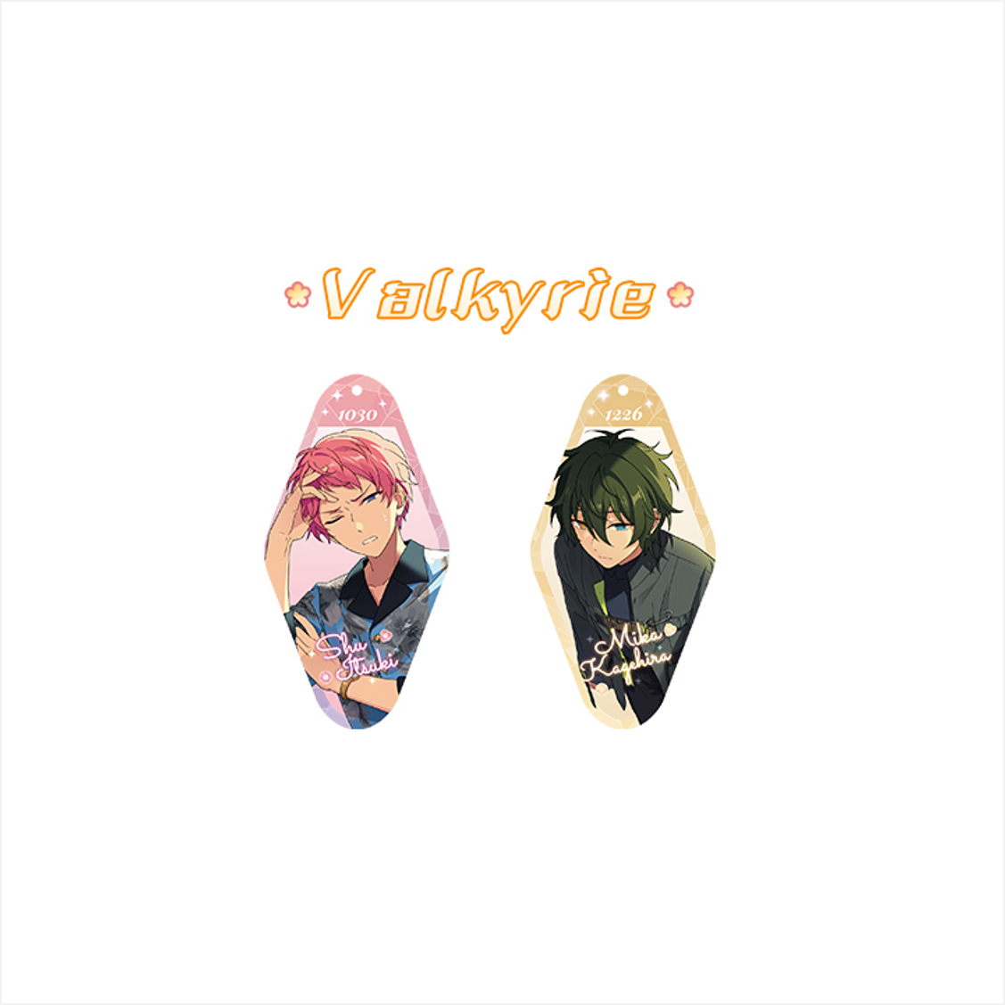 [Ensemble Stars] Hanaban Acrylic Strap Second Series / Valkyrie (Set of 2)