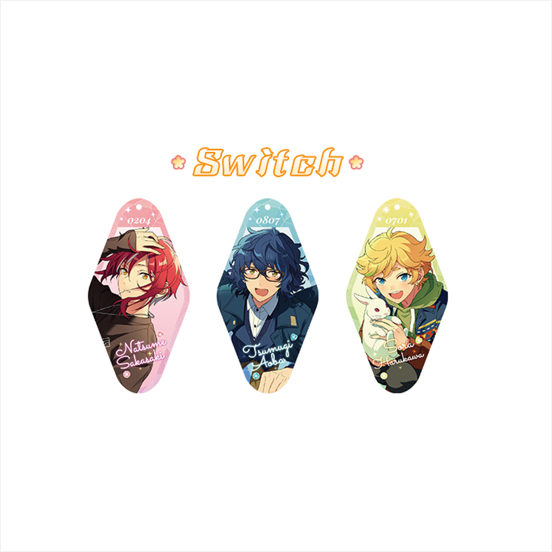 [Ensemble Stars] Hanaban Acrylic Strap Second Series / Switch (Set of 3)