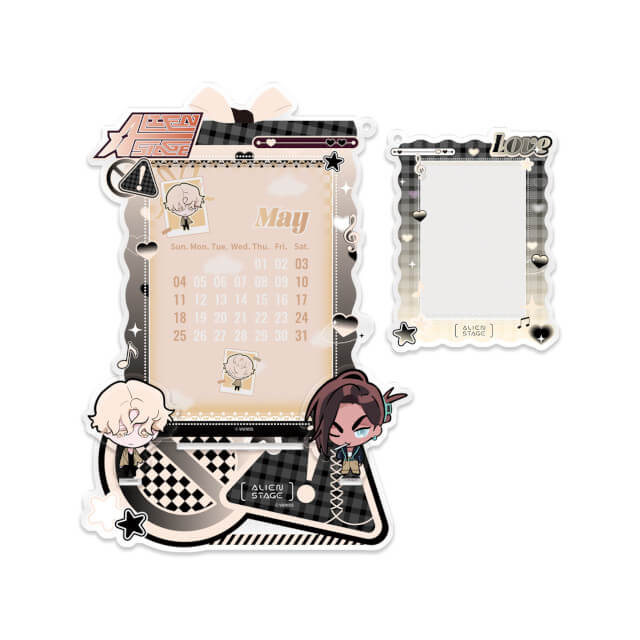 (Goods - Acrylic Stand) Alien Stage New Year 2025 Calendar Acrylic Stand Luka & Hyuna