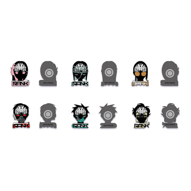 (Goods - Badges) Alien Stage Metal Badge Anakt Garden Collection Till