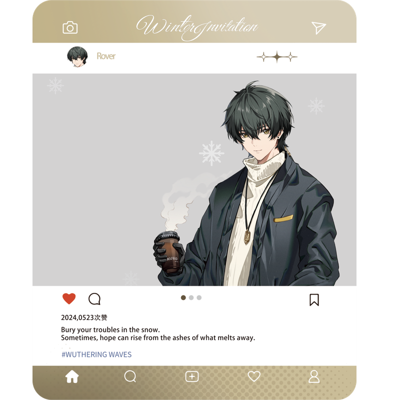[Wuthering Waves] Winter Invitation Clear Card / Rover