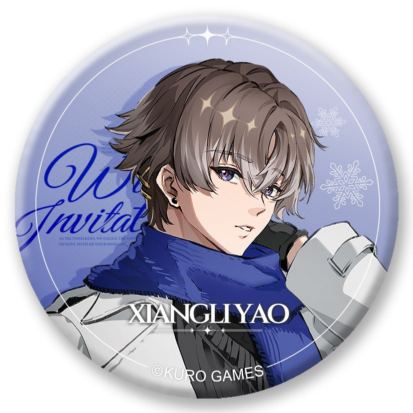 [Wuthering Waves] Winter Invitation Button Badge / Xiangli Yao