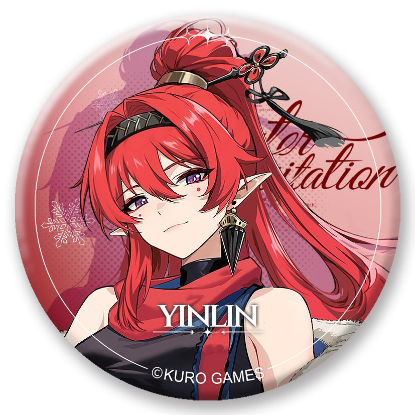 [Wuthering Waves] Winter Invitation Button Badge / Yinlin
