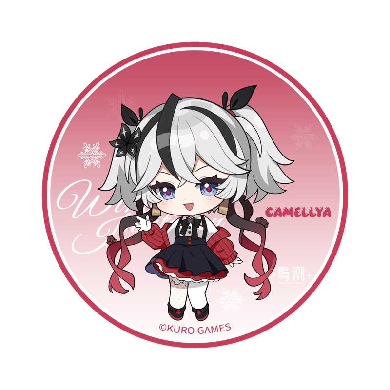 [Wuthering Waves] Winter Invitation Chibi Character Acrylic Coaster / Camellya