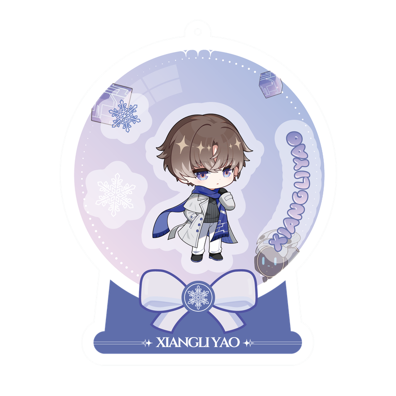 [Wuthering Waves] Winter Invitation Chibi Character Acrylic Shaker Keychain / Xiangli Yao