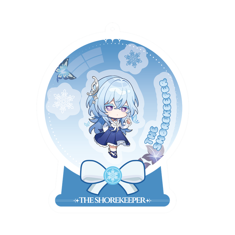 [Wuthering Waves] Winter Invitation Chibi Character Acrylic Shaker Keychain / The Shorekeeper