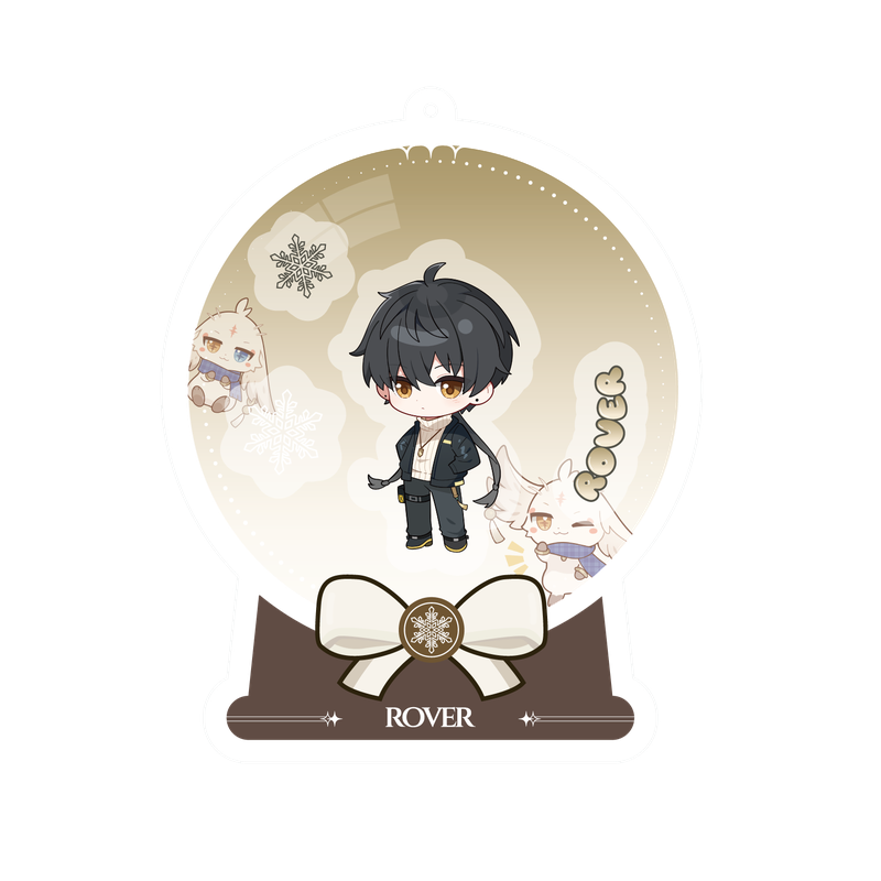 [Wuthering Waves] Winter Invitation Chibi Character Acrylic Shaker Keychain / Rover