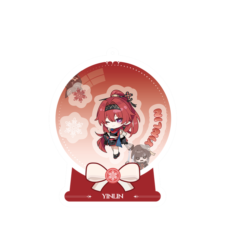 [Wuthering Waves] Winter Invitation Chibi Character Acrylic Shaker Keychain / Yinlin