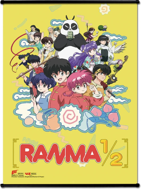 (Wall Scroll) Ranma 1/2 Character Group Visual SS