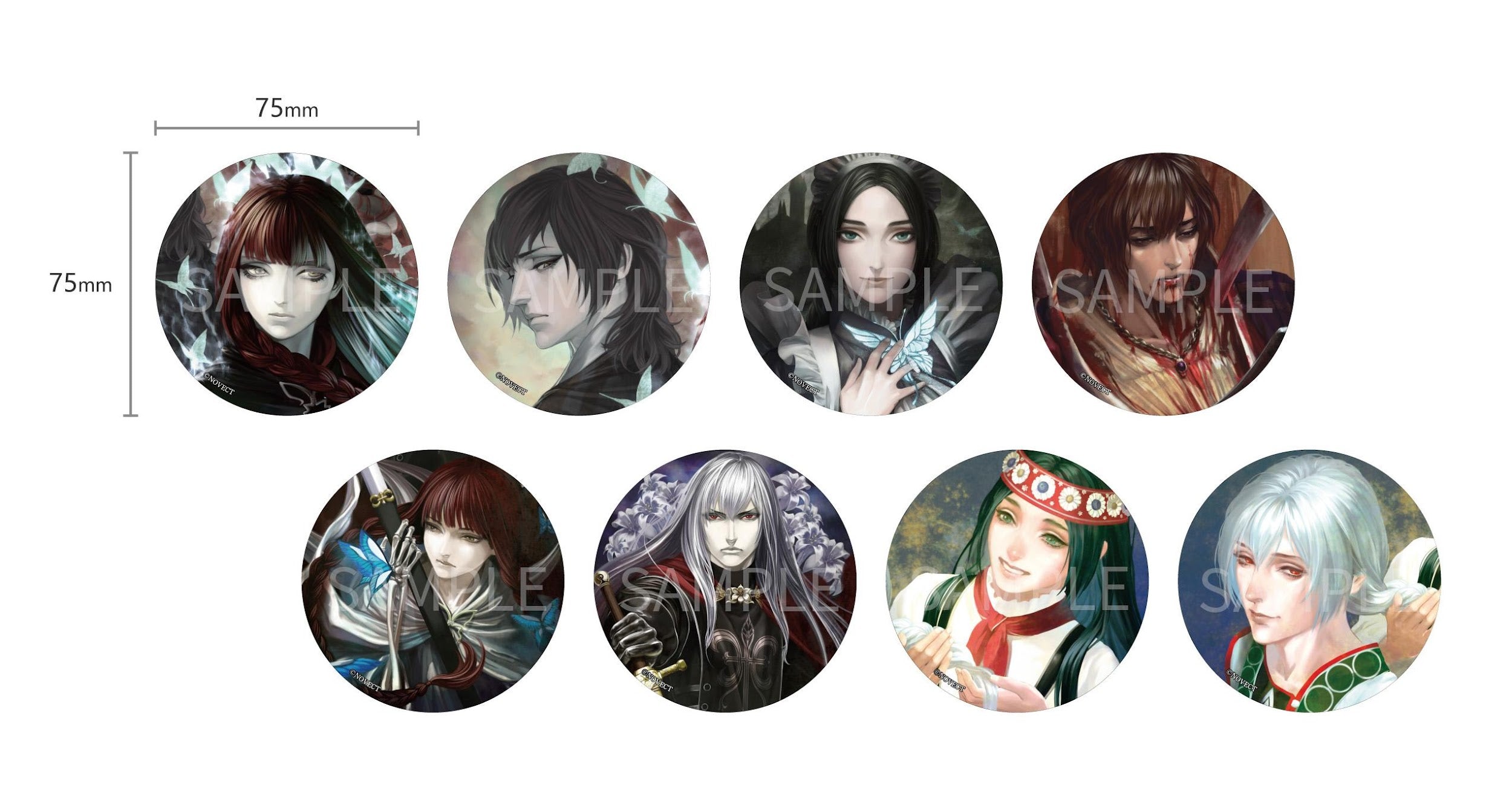 (Goods - Badges) //Preorder// The House in Fata Morgana Badge (Blind Box -Single)