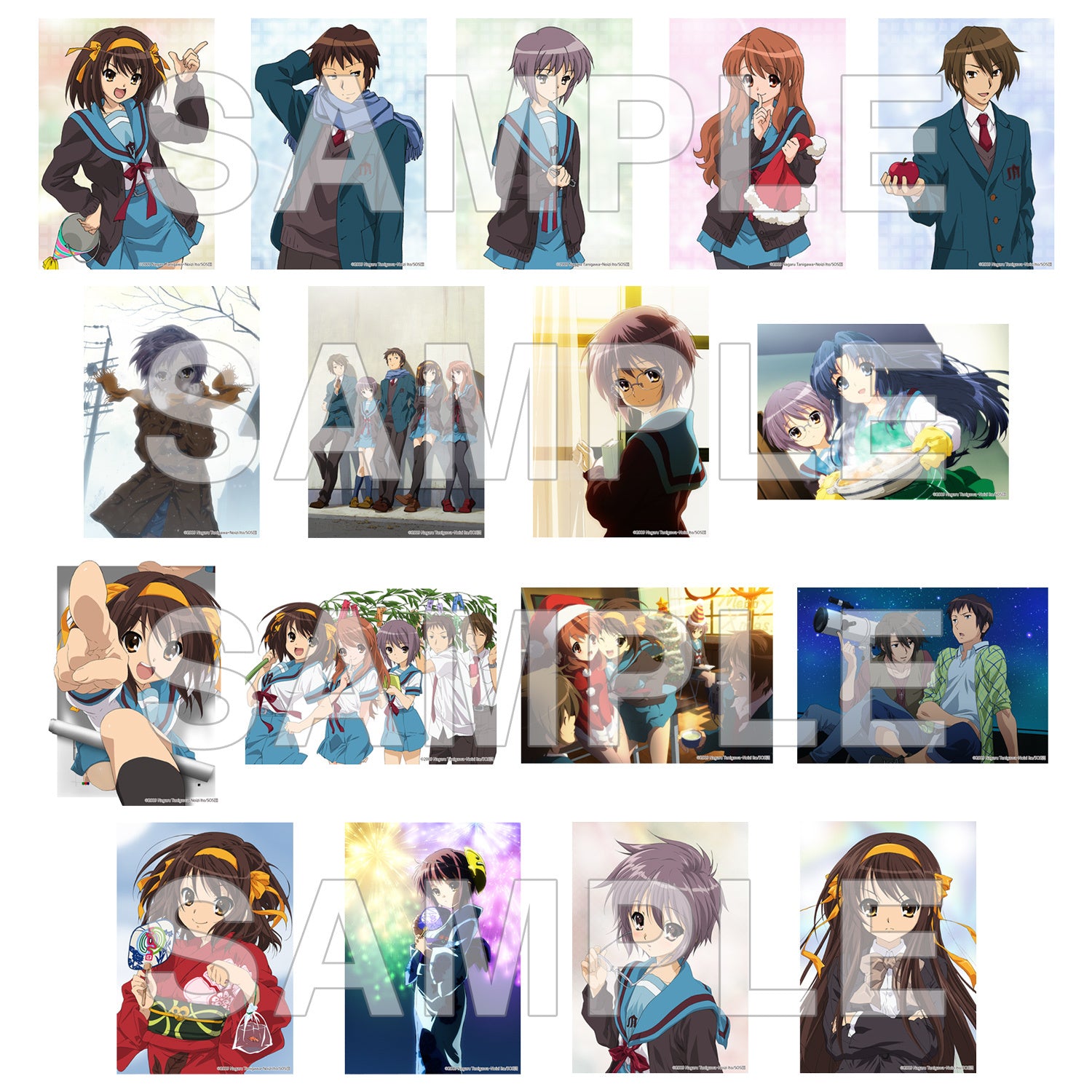 (Goods - Card) The Disappearance of Haruhi Suzumiya Tradable Photo-style Illustration Card (Blind Box - Single)