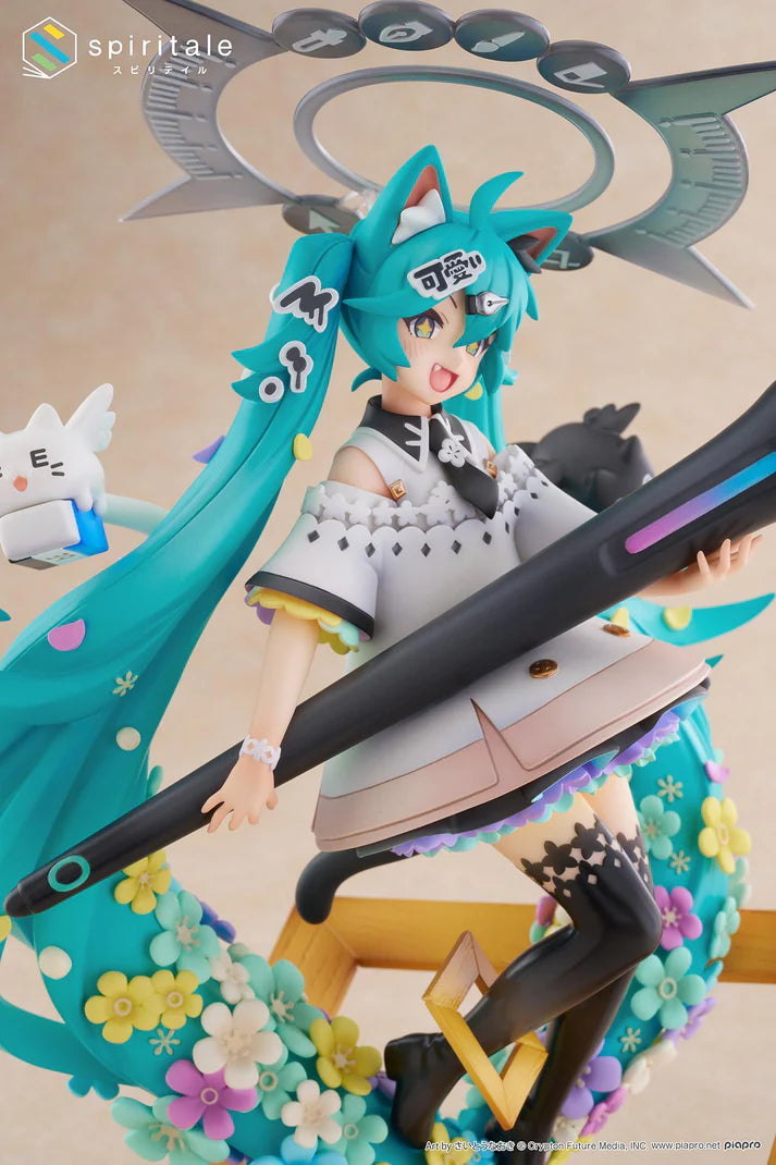 (1/7 Scale Figure) Vocaloid Spiritale Hatsune Miku × Naoki Saito My Figure Making! - The Painter Ver