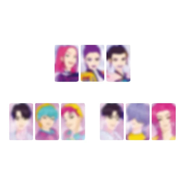 (Goods - Card) KPOP Demon Hunters Lenticular Photocard Set Saja Boys B