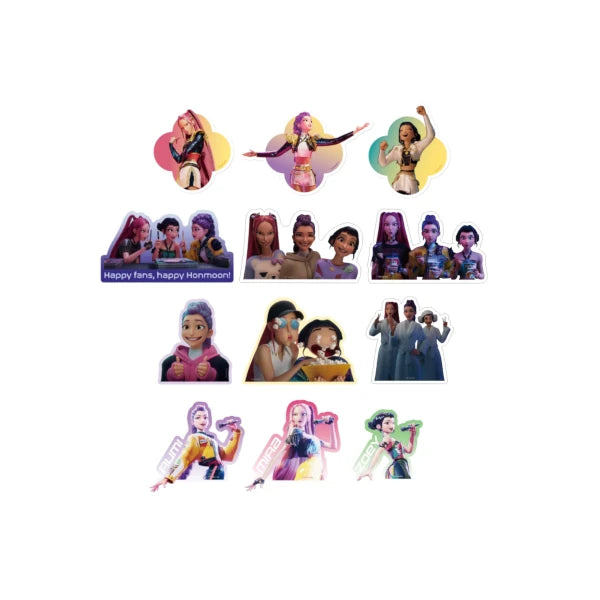 (Goods - Sticker) KPOP Demon Hunters Sticker Pack HUNTR/X