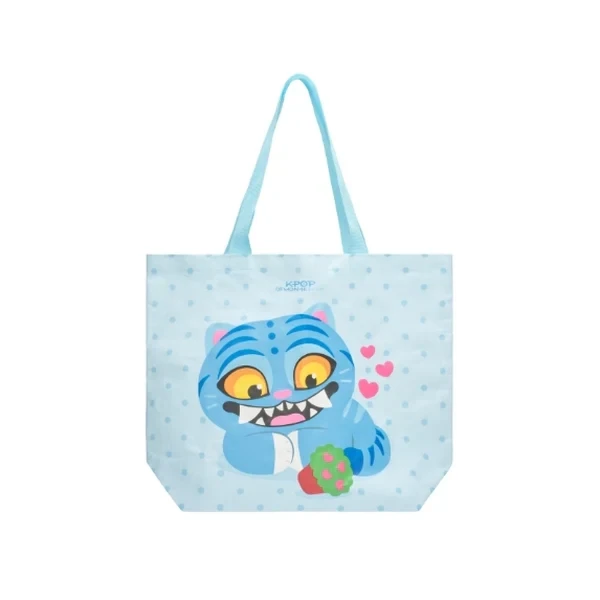 (Goods - Bags) KPOP Demon Hunters Reusable Tarpaurlin Bag_Derpy L