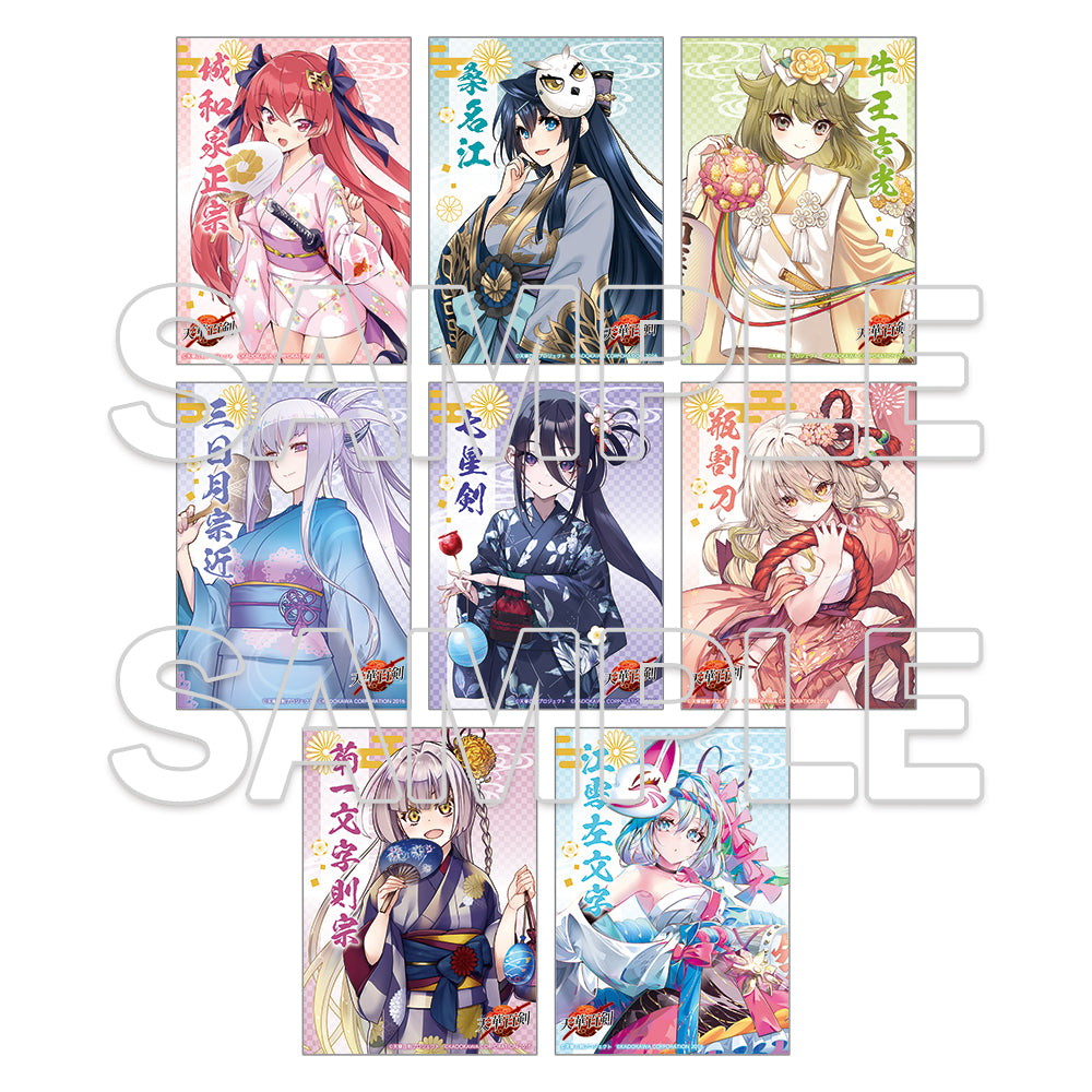 (Goods - Card) Tenka Hyakken 10th Anniversary Tradable Acrylic Card (Total of 8 Types)(Blind Box - Single)