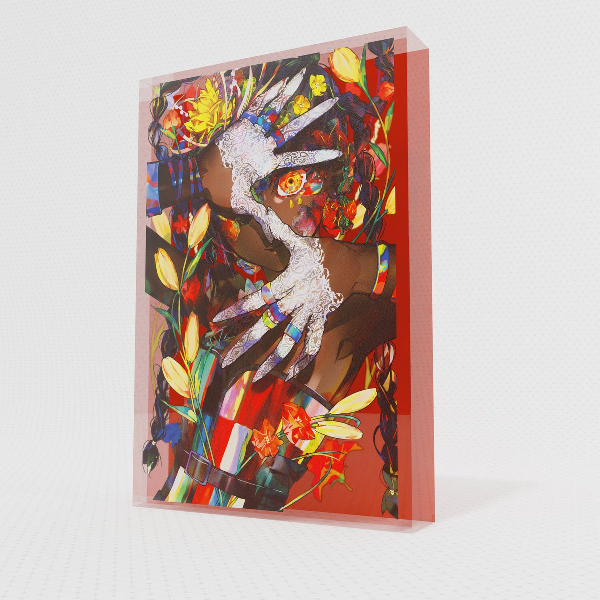 [pixiv] Mika Pikazo Acrylic Block RED