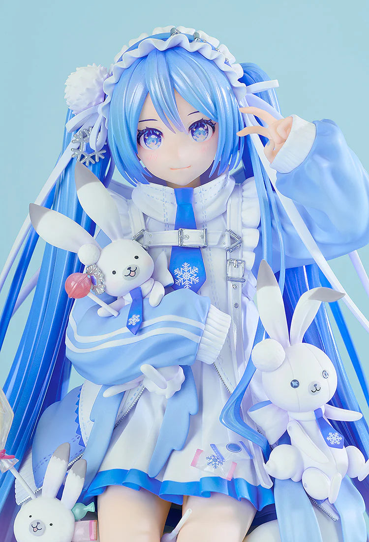 (1/7 Scale Figure) Vocaloid Snow Miku: Yukiiro Pop Ver.