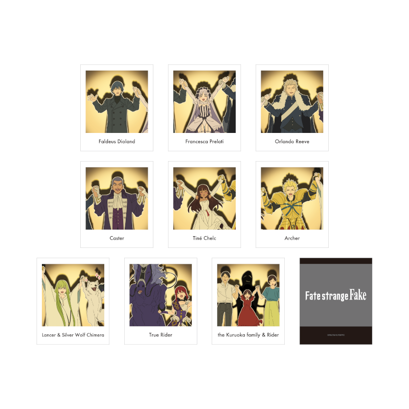 (Goods - Card) Fate/strange Fake Random Portrait A (9 Designs) (Blind Box -Single)