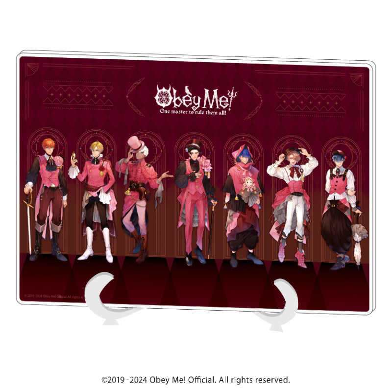 [Obey Me!] Acrylic Art Board (A5 Size) 03 - Assembly Design Valentine Ver. (feat. Exclusive Art)