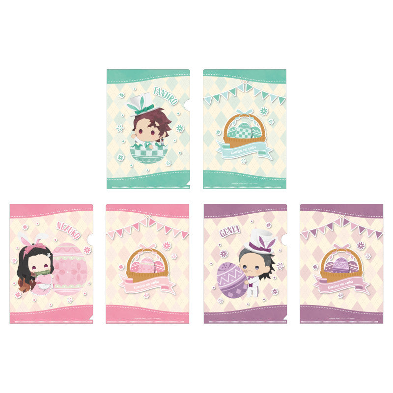(Goods - Clear File) Demon Slayer: Kimetsu no Yaiba A5 Clear File Set (3 Pieces) – A