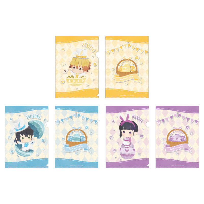 (Goods - Clear File) Demon Slayer: Kimetsu no Yaiba A5 Clear File Set (3 Pieces) – B