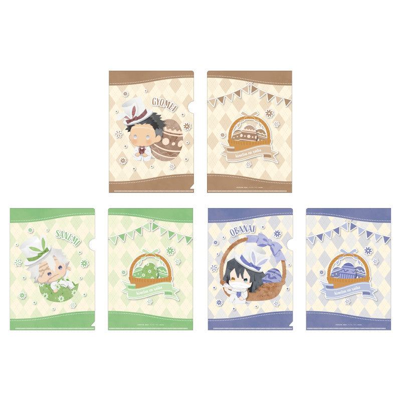 (Goods - Clear File) Demon Slayer: Kimetsu no Yaiba A5 Clear File Set (3 Pieces) – E