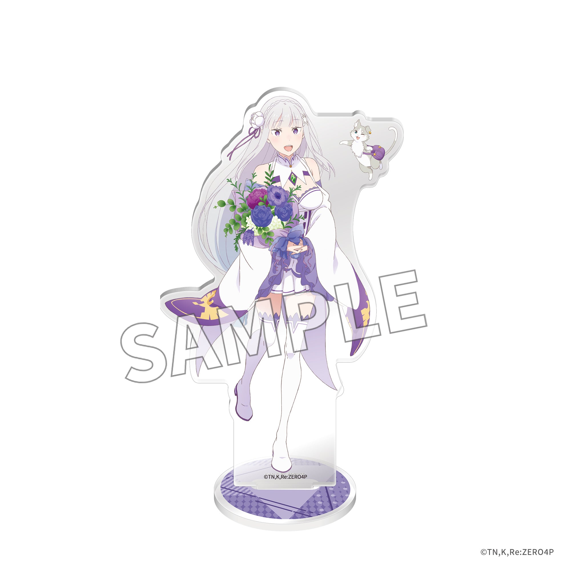 (Goods - Acrylic Stand) Re:ZERO -Starting Life in Another World- Acrylic Stand Flower ＆ Balloon ver. - Emilia