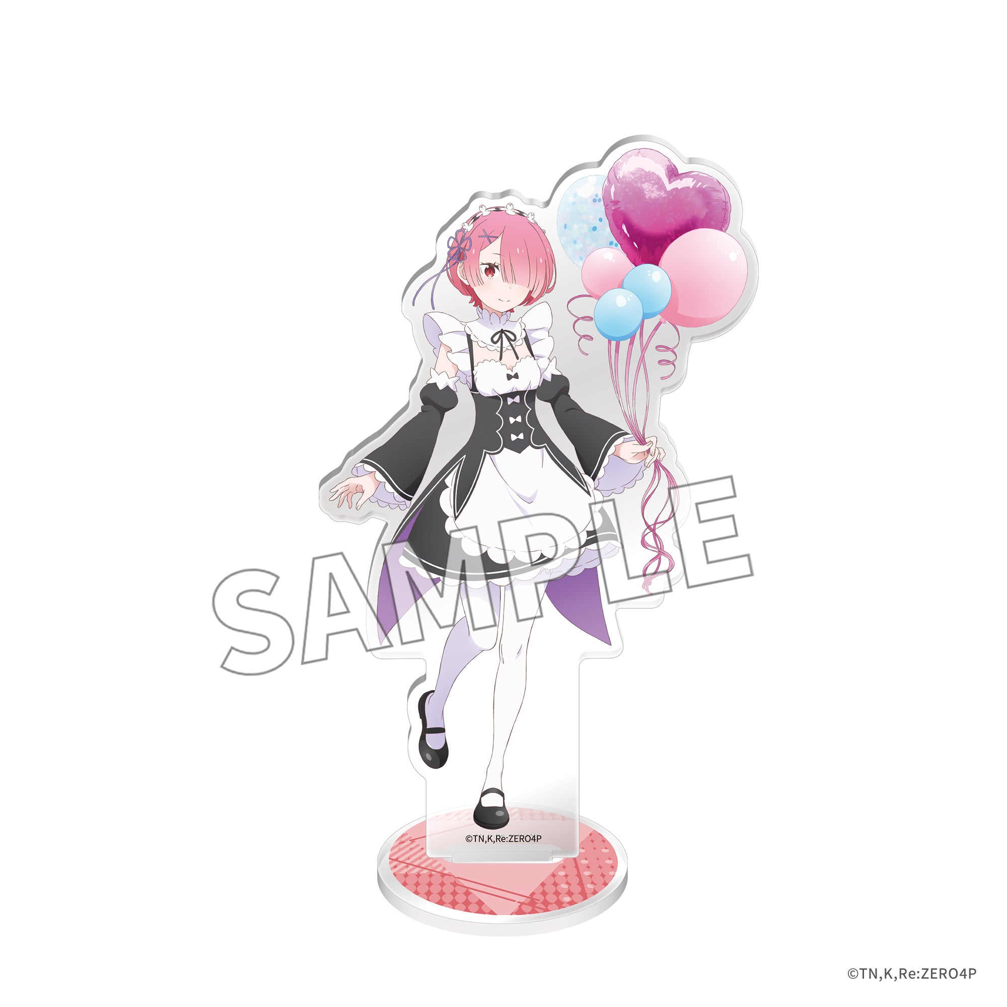 (Goods - Acrylic Stand) Re:ZERO -Starting Life in Another World- Acrylic Stand Flower ＆ Balloon ver. - Ram